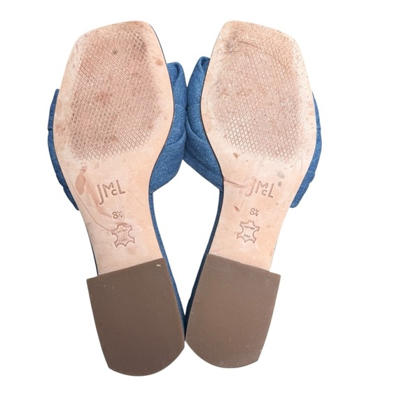 J.McLaughlin - Hannah Denim Braided Slide Sandals Sz 8.5 - Picture 7 of 10